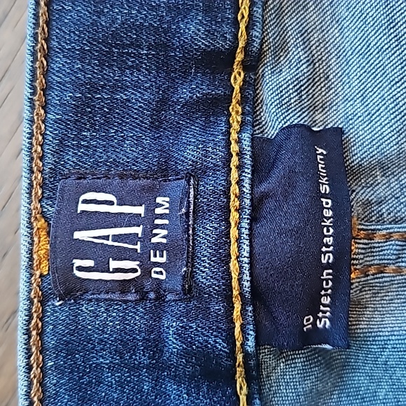 GAP GIRLS STACKED SKINNY JEANS SIZE 10 - Picture 5 of 9